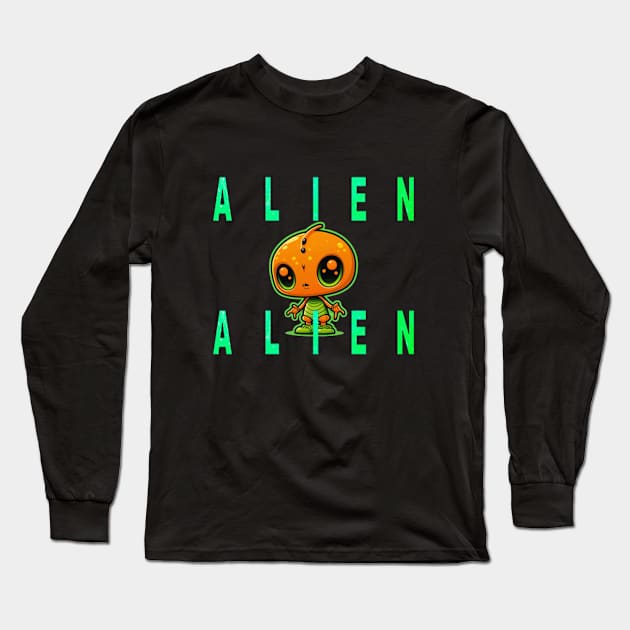 alien-alien Long Sleeve T-Shirt by chelemcfarl